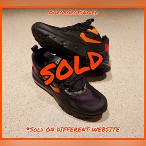 🆕️ NEW Nike Air Max 270 React 'Black Magma Orange' 🍊